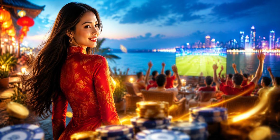Phụ nữ mặc áo dài tại Hà Nội kiểm tra thông báo hoàn trả thưởng trên điện thoại