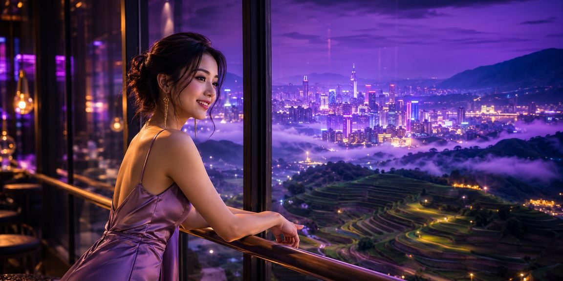 Cảnh đêm Sapa với ánh đèn neon casino và không khí cá cược sôi động trên vùng núi Tây Bắc